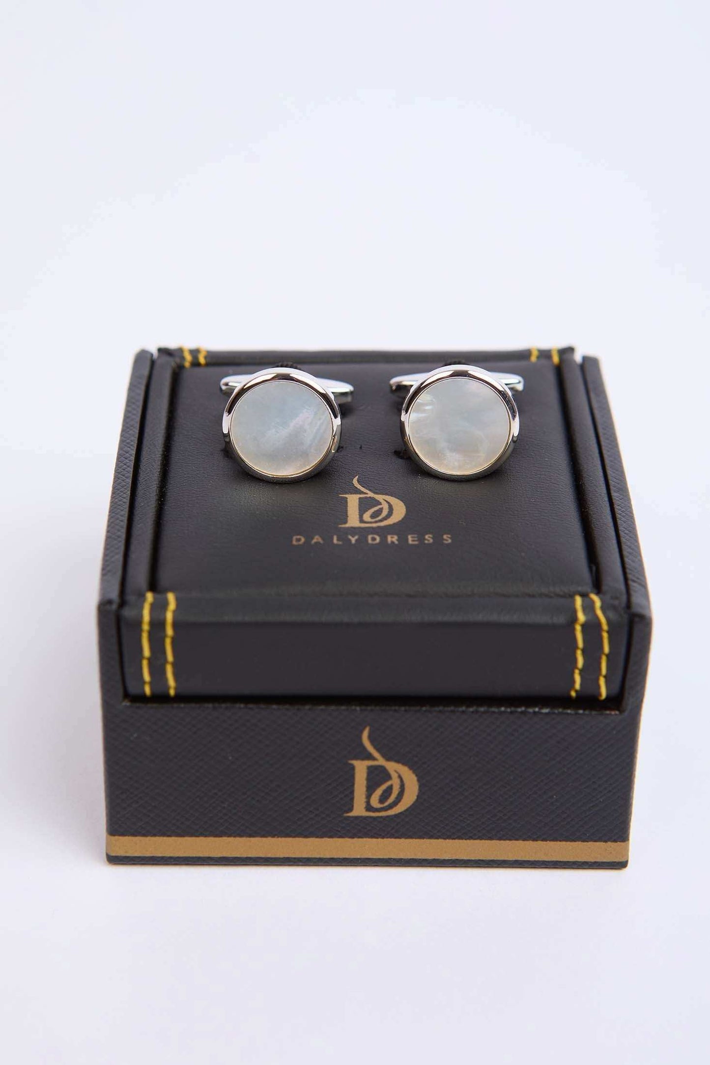 Men Regular Fit Cufflink Grey