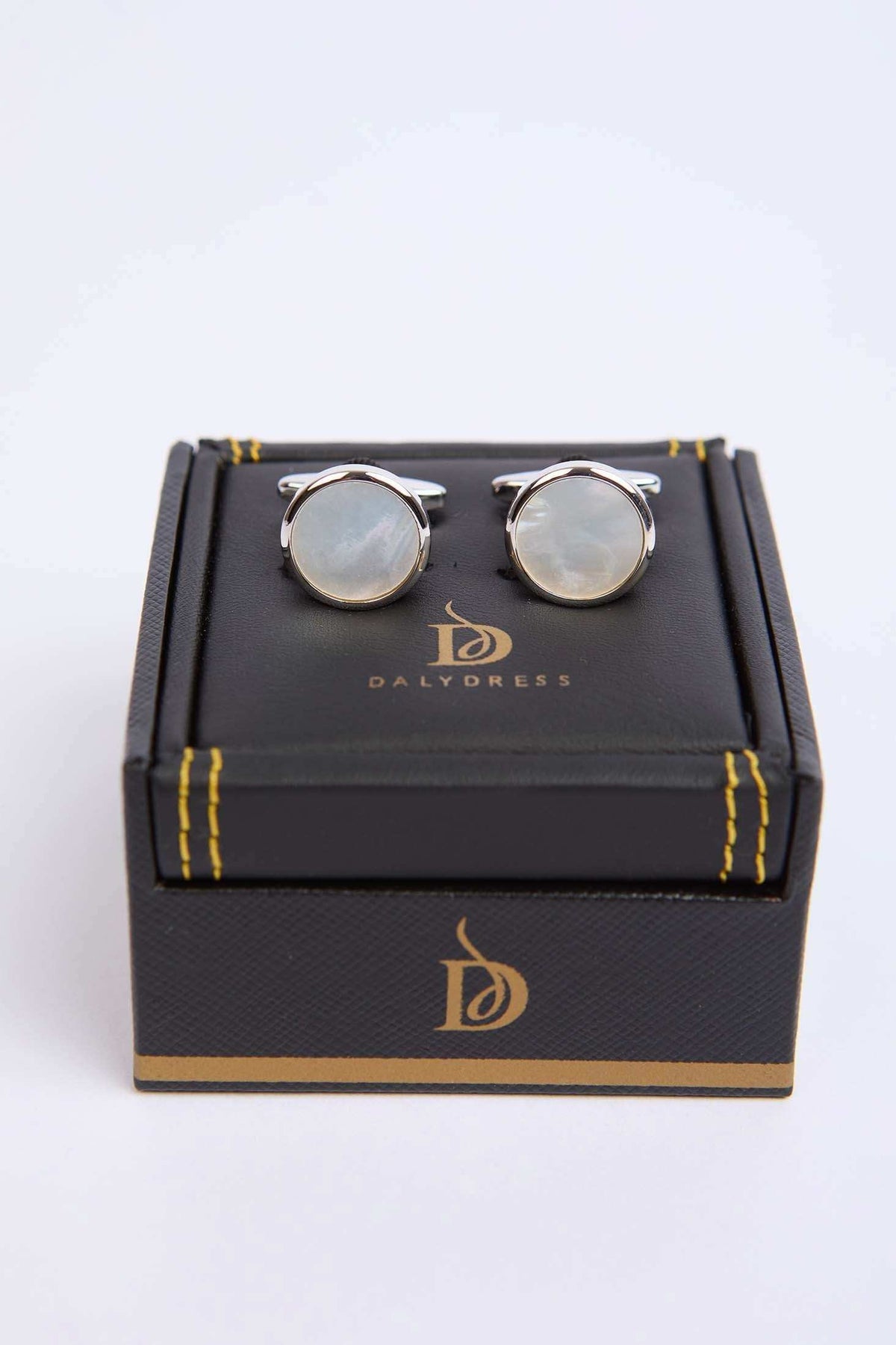 Men Regular Fit Cufflink Grey