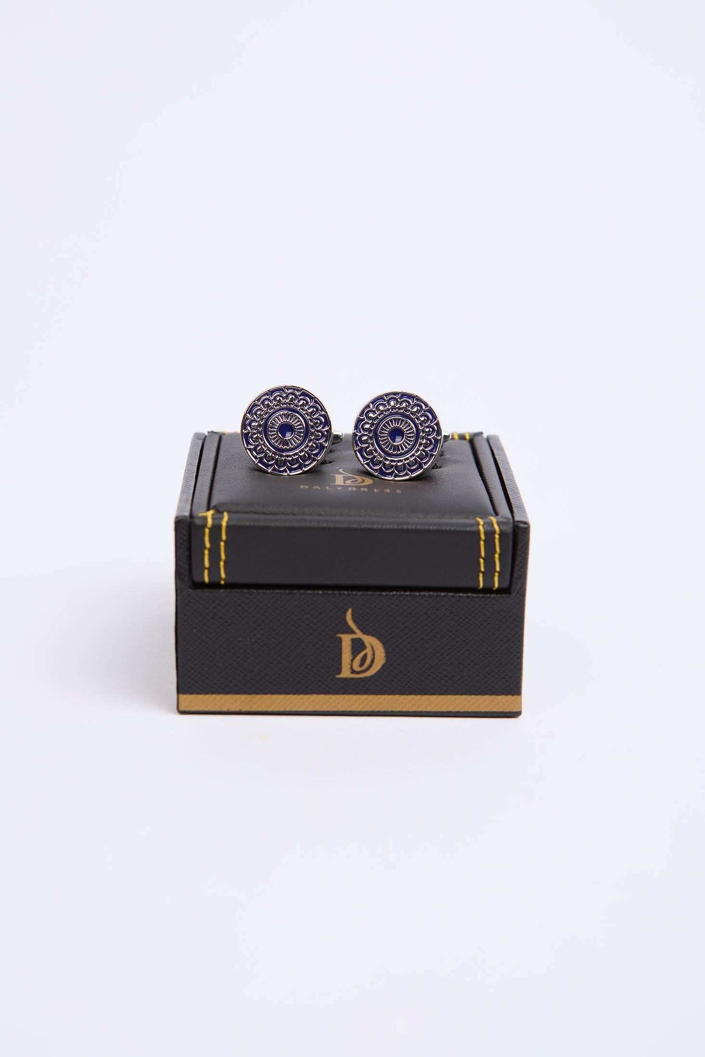 Men Regular Fit Cufflink Grey
