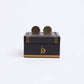 Men Regular Fit Cufflink Gold
