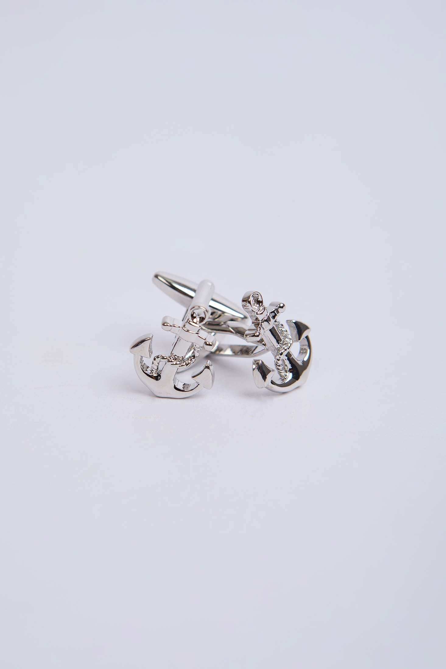 رجال عادي أزرار أكمام رمادي