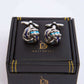 Men Regular Fit Cufflink  Multicolor