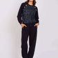 Women Regular Fit Sweat Pants Navy