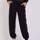 Women Regular Fit Sweat Pants Navy