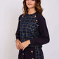 Women Regular Fit Sweatshirt Navy