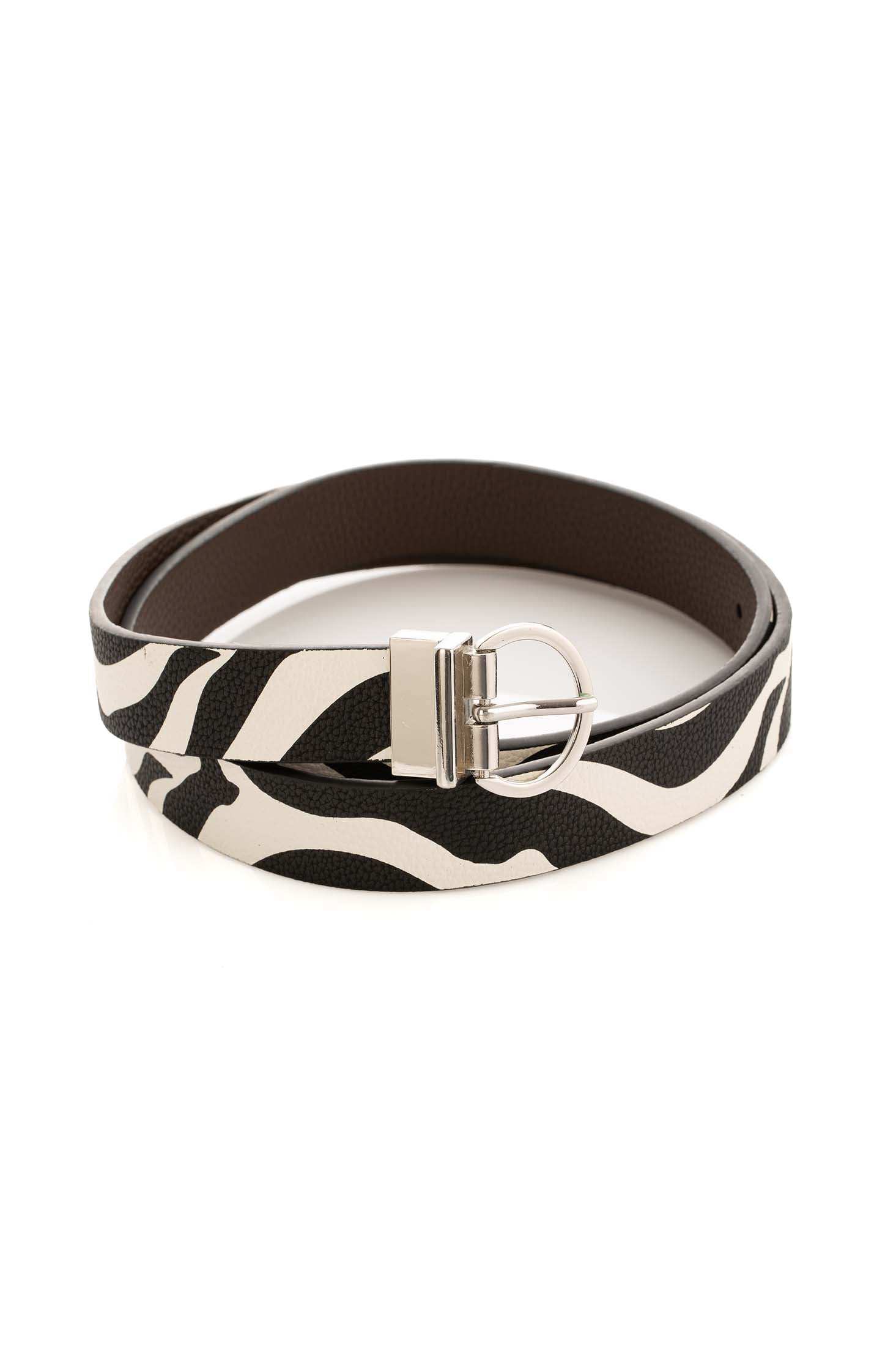 Women Belt Zebra Multicolor