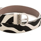 Women Belt Zebra Multicolor