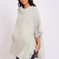Women Regular Fit Cape Grey
