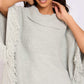 Women Regular Fit Cape Grey