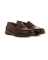 Solid Leather Slip On Shoes