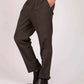 Men Regular Fit Pants Brown