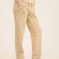 Regular Fit Comfy Pants with Perforated Pockets