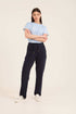 Regular Fit Comfy Pants with Perforated Pockets