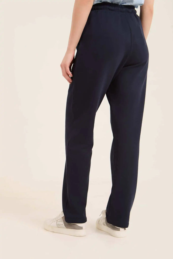 Regular Fit Comfy Pants with Perforated Pockets