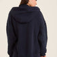 Long Sleeves Perforated Zipped Hoodie