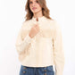 Fringe & Lace Panel Denim Jacket