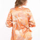 Artistic Print Button-Down Shirt