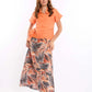 Chic Linen-Blend Side-Tie Top