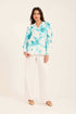 Floral Print V-Neck Blouse