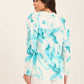 Floral Print V-Neck Blouse