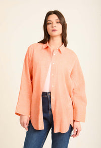 Versatile Oversized Linen Shirt