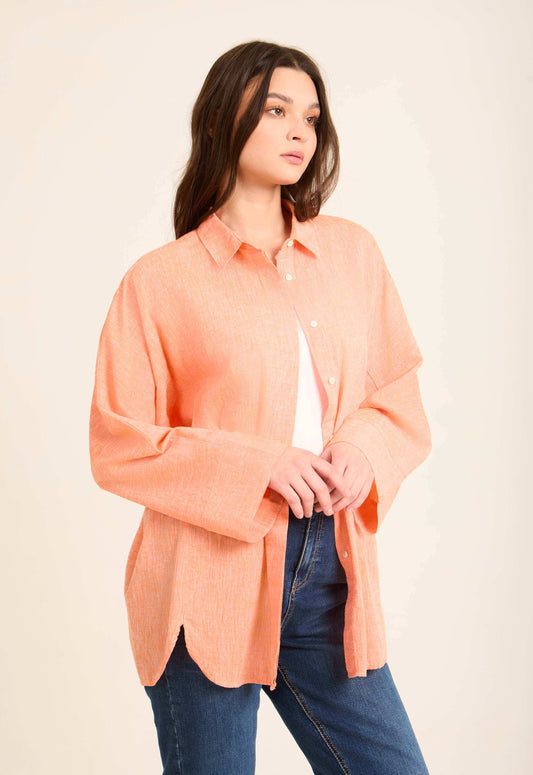 Versatile Oversized Linen Shirt