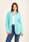 Classic Linen Shirt with Front Pocket