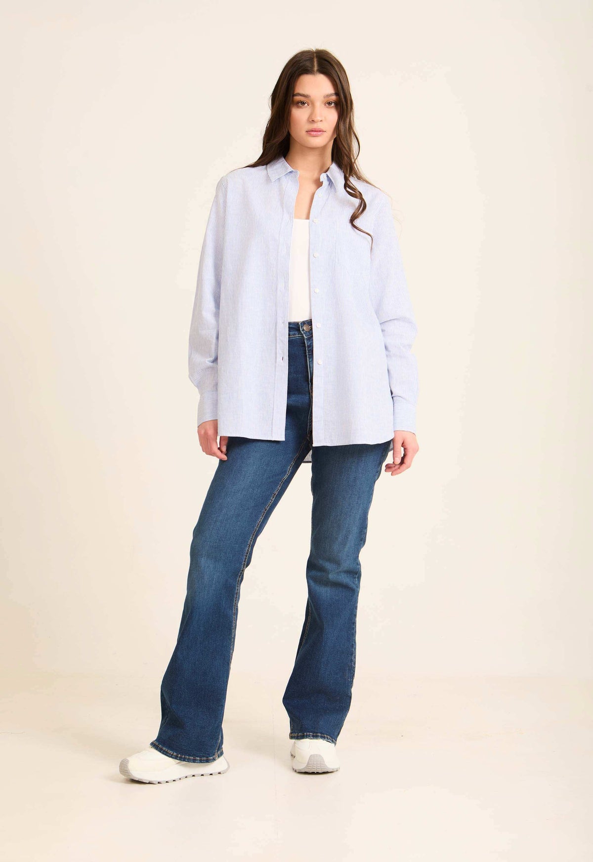 Relaxed Striped Linen Shirt