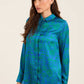 Luxurious Satin Jacquard Shirt