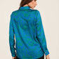 Luxurious Satin Jacquard Shirt