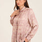 Luxurious Satin Jacquard Shirt