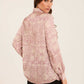 Luxurious Satin Jacquard Shirt