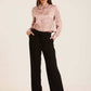 Luxurious Satin Jacquard Shirt