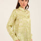 Luxurious Satin Jacquard Shirt