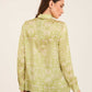 Luxurious Satin Jacquard Shirt