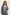 Women Jacket Kimono Cropped Blue