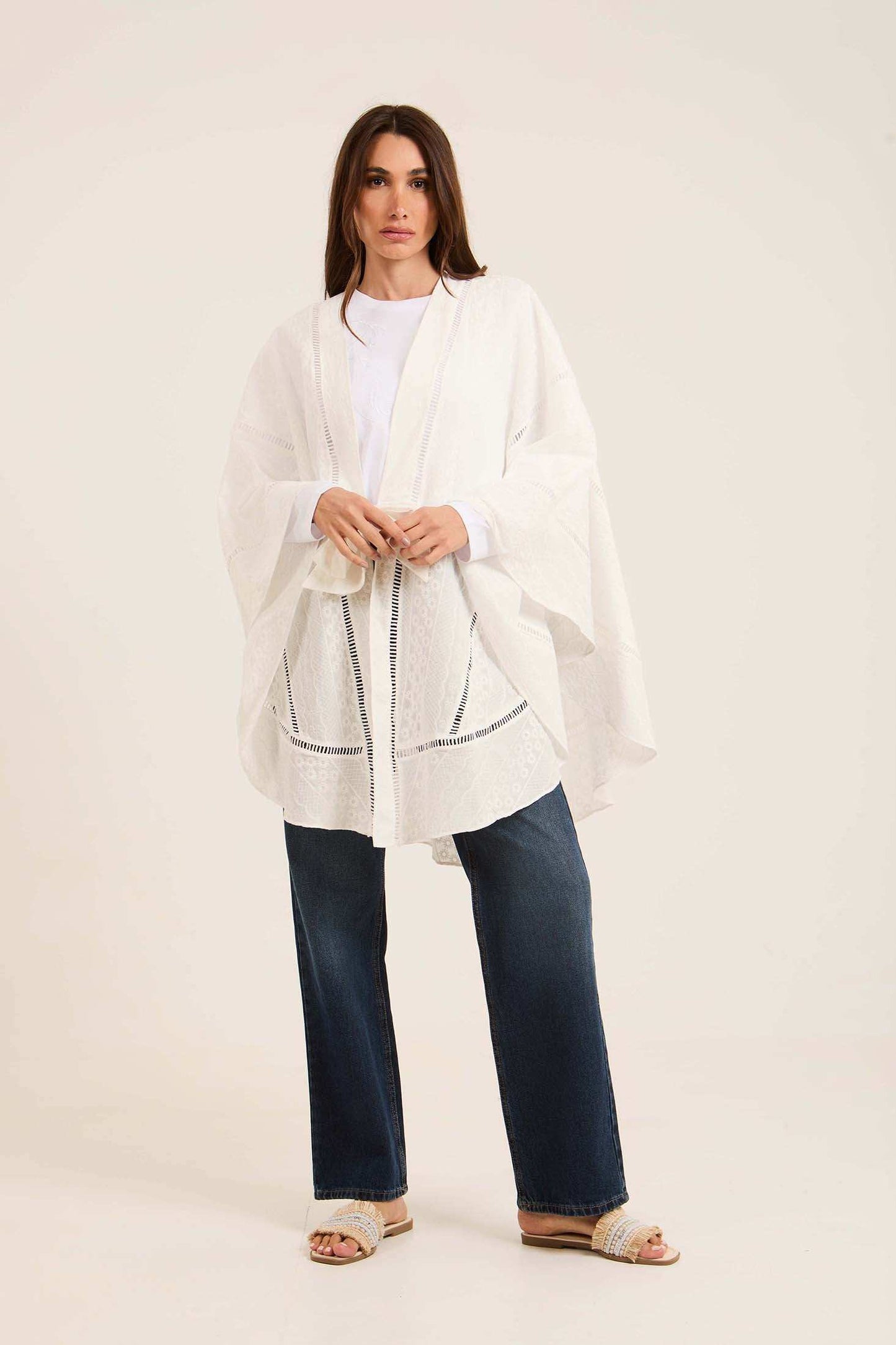 Lightweight Self Pattern Relaxed Kimono