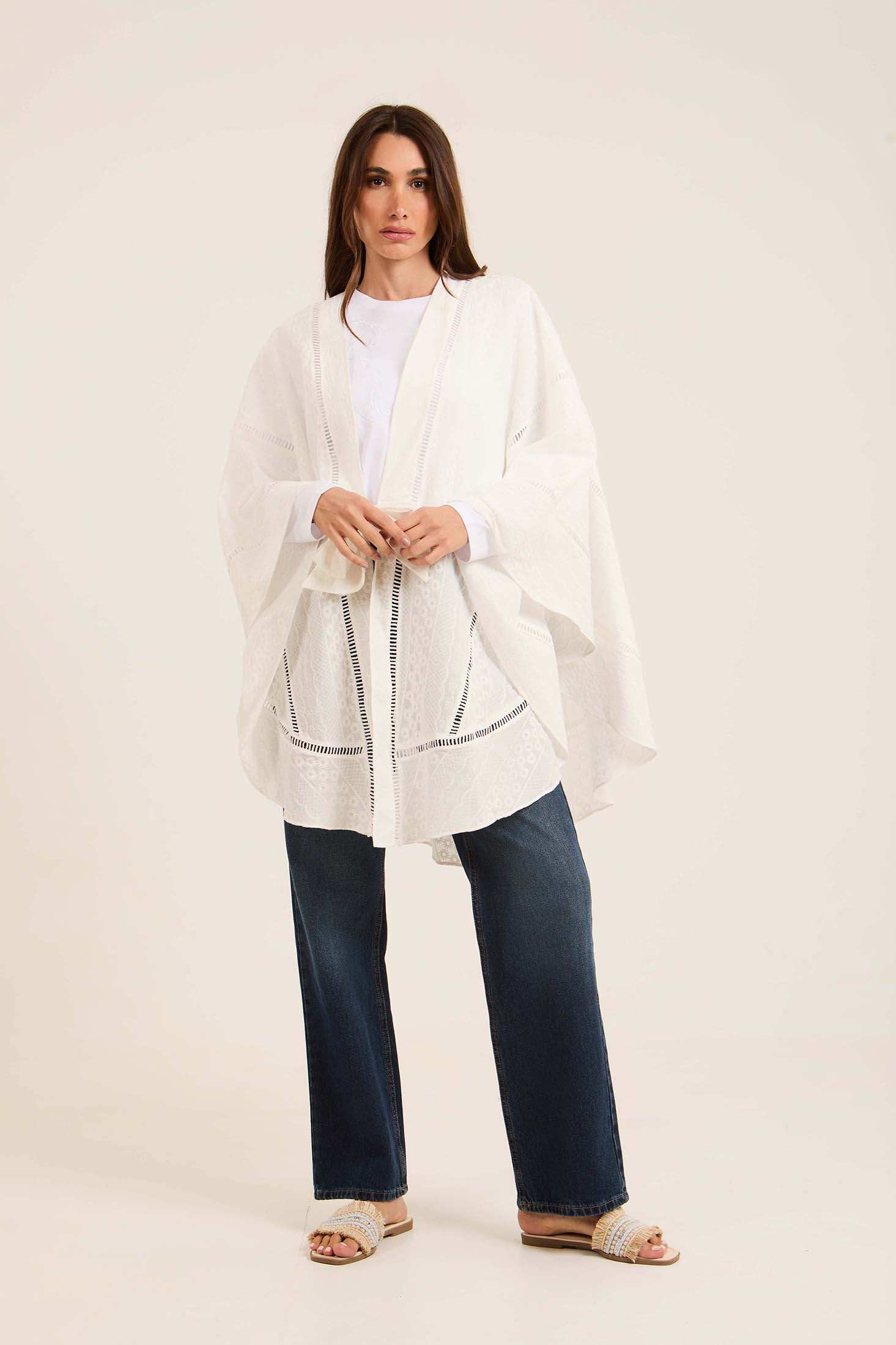 Lightweight Self Pattern Relaxed Kimono