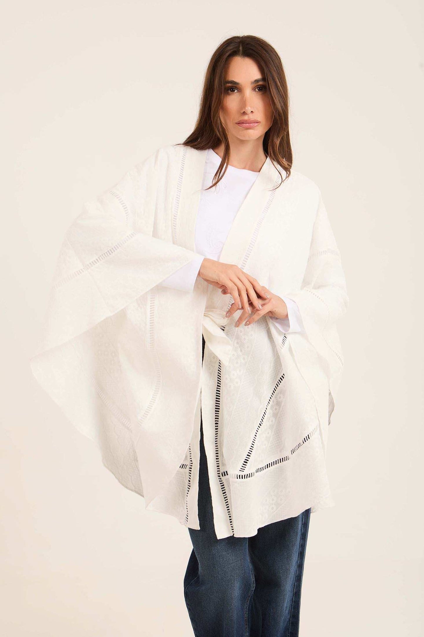 Lightweight Self Pattern Relaxed Kimono