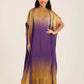 Loose Slip On Ribbed Kaftan Set