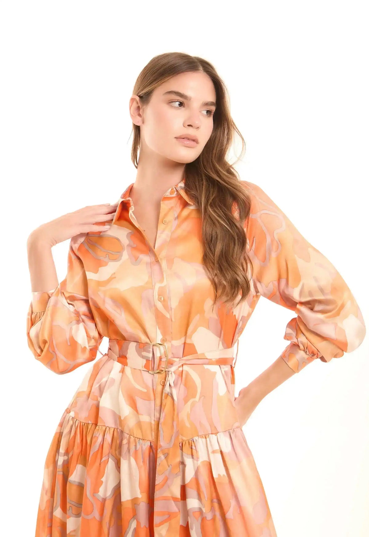 Soft Floral Pattern Summer Comfy Dress