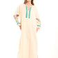 Colorful Embroidered Flory Comfy Maxi Dress
