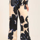 Flowing Printed Pants with Elegant Drape