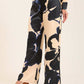Flowing Printed Pants with Elegant Drape
