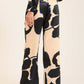 Flowing Printed Pants with Elegant Drape