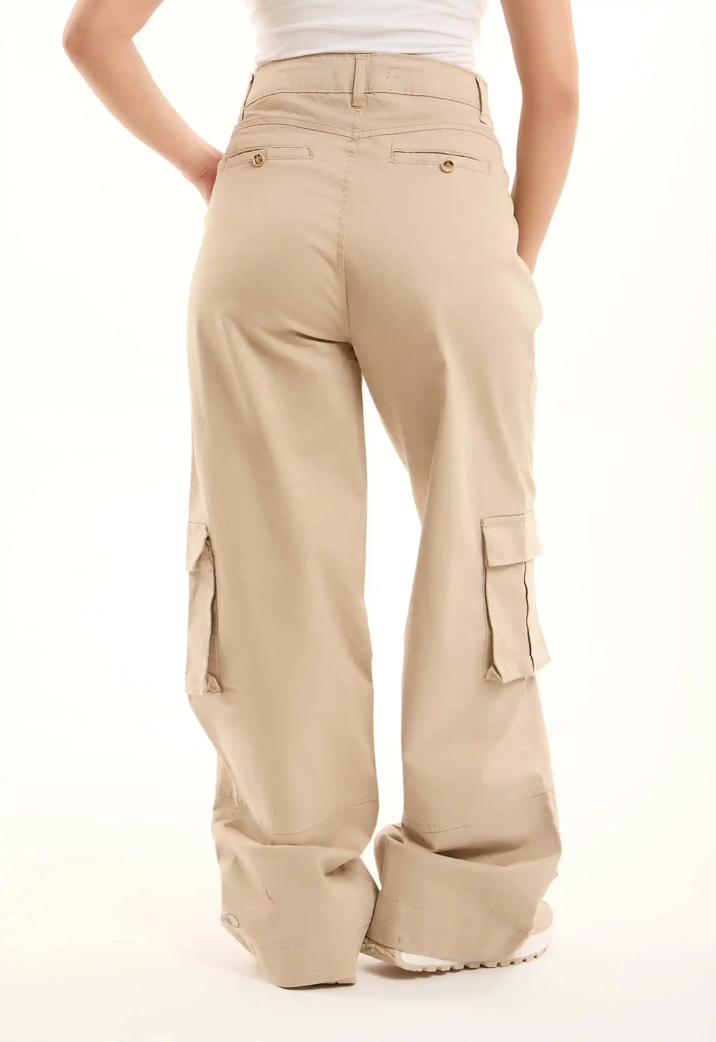 Cargo Straight-Leg Pants