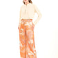 Cotton-Linen Wide-Leg Pants