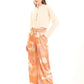 Cotton-Linen Wide-Leg Pants
