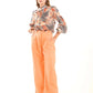 Cotton-Linen Pleated Wide-Leg Pants
