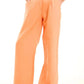 Cotton-Linen Pleated Wide-Leg Pants